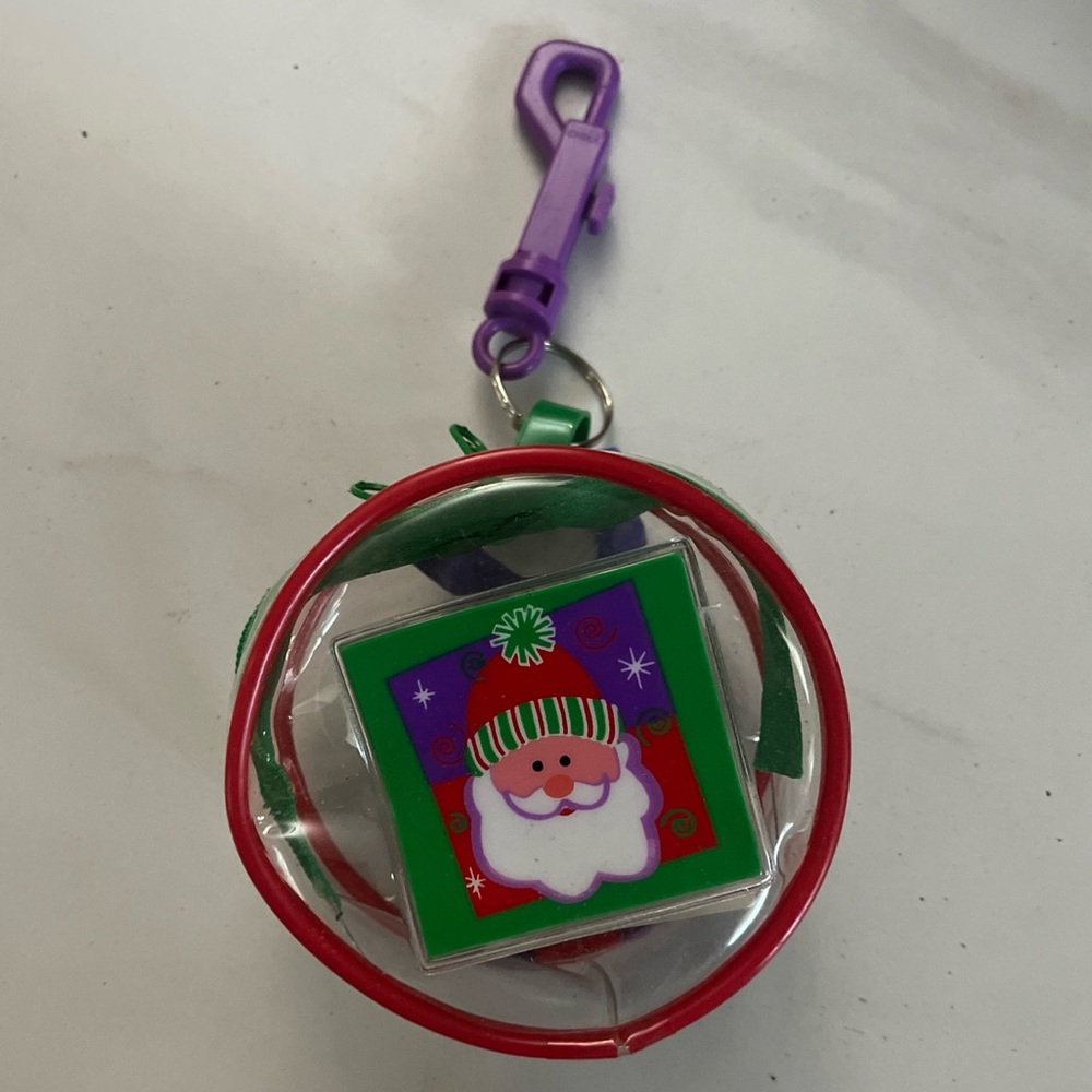 GAC 1999 Candy Christmas Keychain Holder (Candy Not Included) By Jelly Belly Co